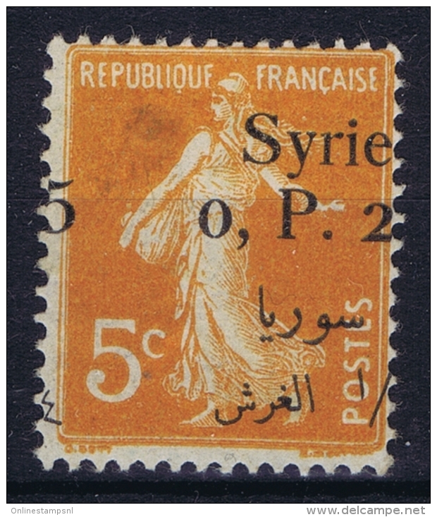 Syrie Yv  127 A Cheval MH/* Flz/ Charniere - Unused Stamps