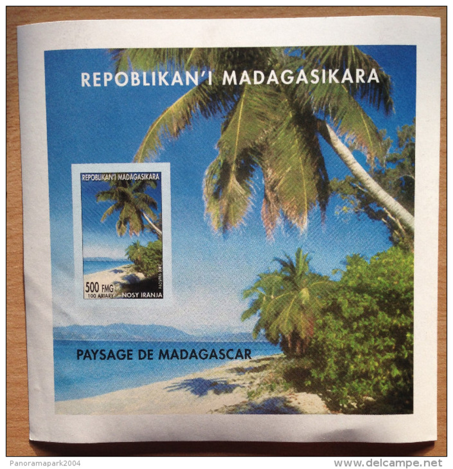 Madagascar Madagaskar 2002 Paysage Nosy Iranja Souvenir Sheet IMPERF Bloc Block TRES RARE ! - Madagascar (1960-...)