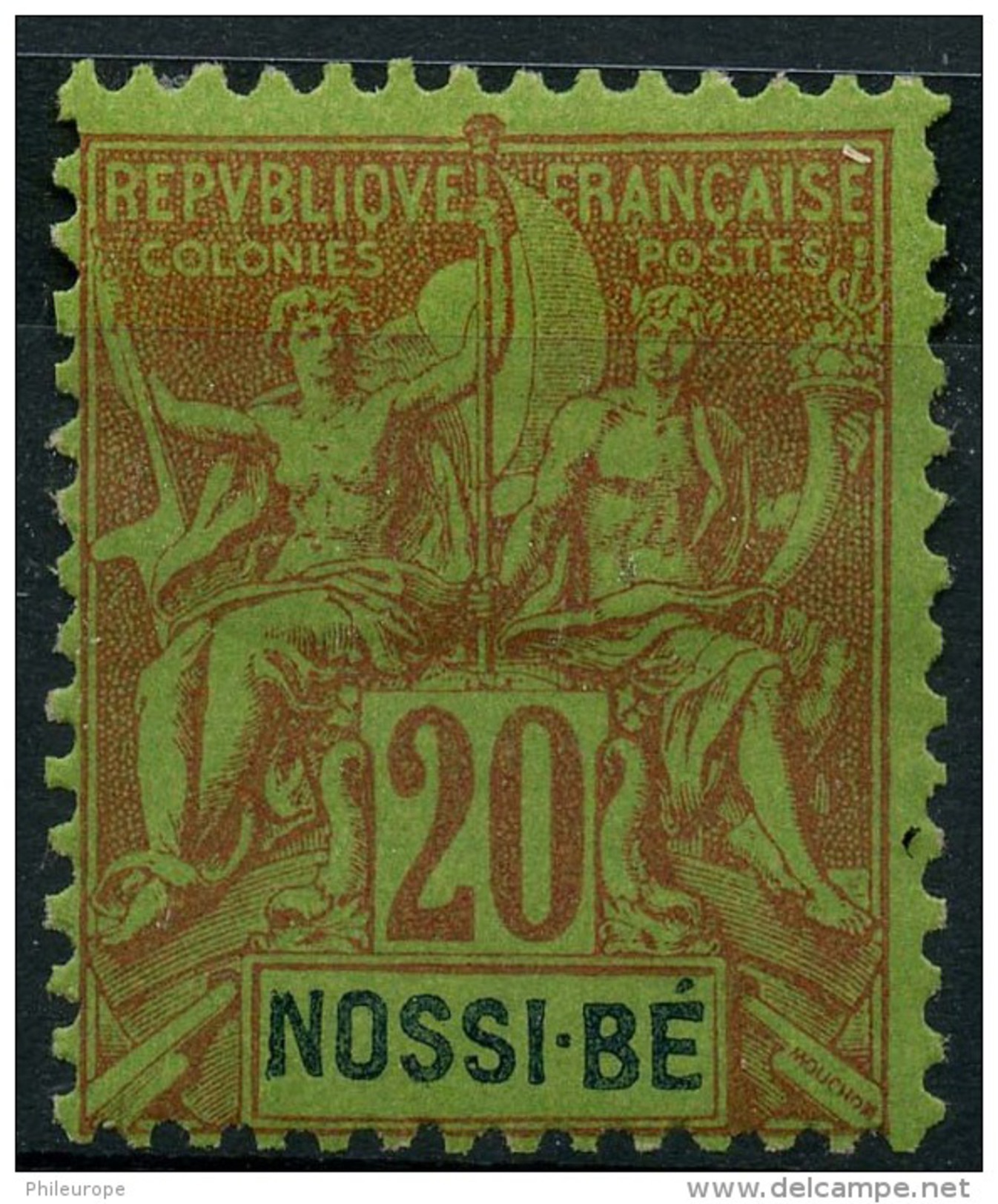 Nossi Bé (1894) N 33 * (charniere) - Neufs