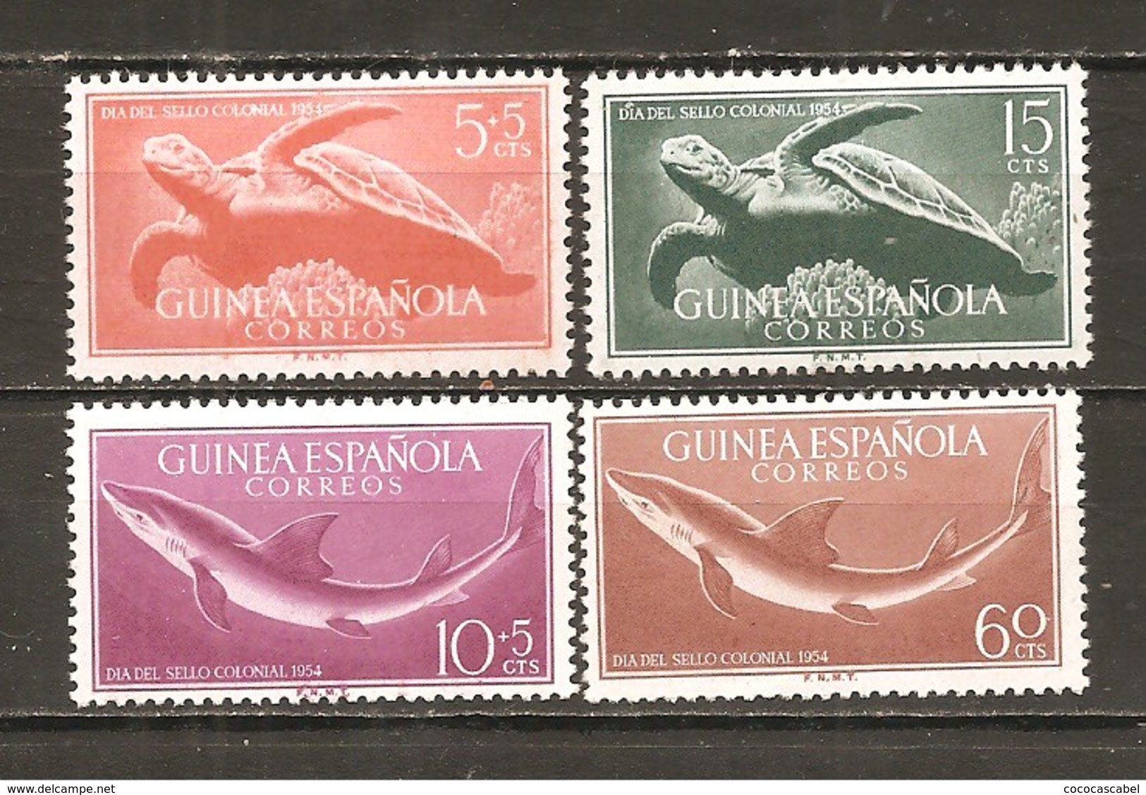 Guinea Española - Edifil 338-41 - Yvert 359-62 (MNH/**) - Guinea Española