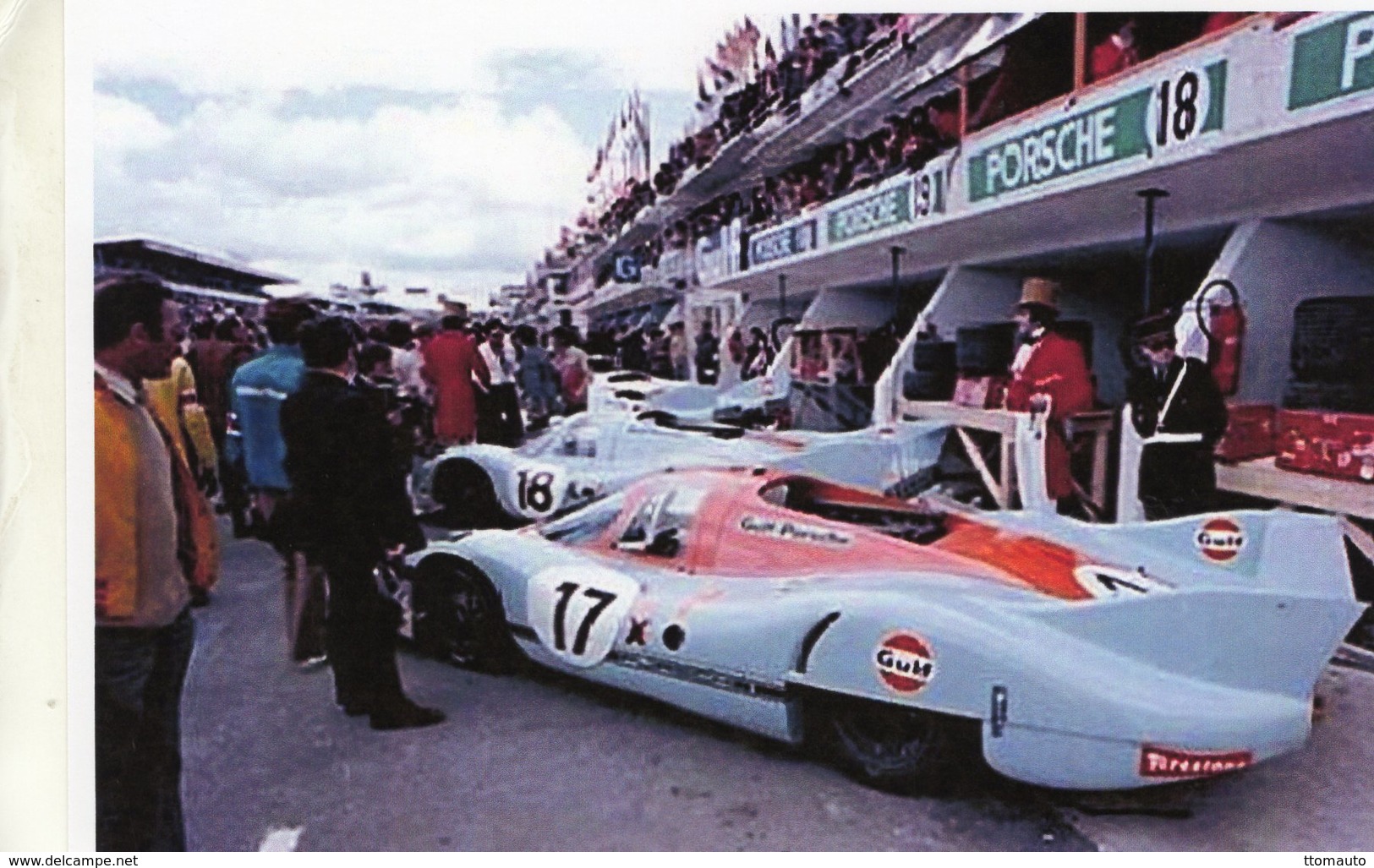 24 Heures Du Mans 1971  -  Porsche 917 LH  -  Pilotes: Jo Siffert/Derek Bell   -  15x10 PHOTO - Le Mans