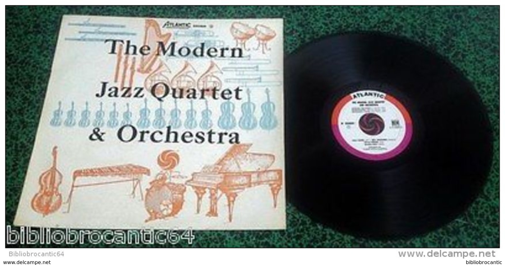 LP 30 Cm * THE MODERN JAZZ QUARTET And Orchestra * < ATLANTIC 332039 STANDART - Jazz