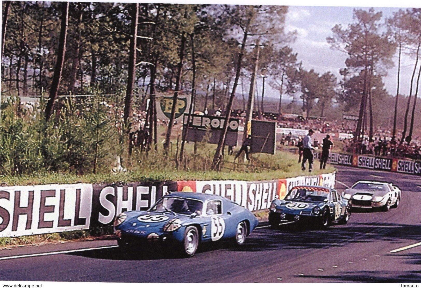 24 Heures Du Mans 1965  -  Alpine-Renault A110 - Elva GT - Ford GT40  -  15x10 PHOTO - Le Mans
