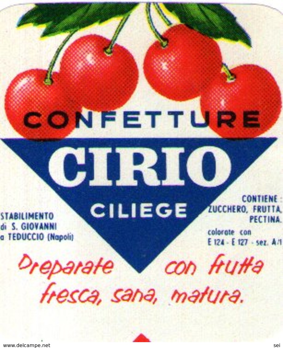 B 1861 - Etichetta, Cirio - Frutta E Verdura