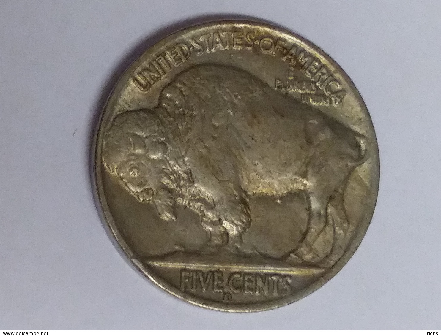 1938-D Buffalo Nickel - 1913-1938: Buffalo