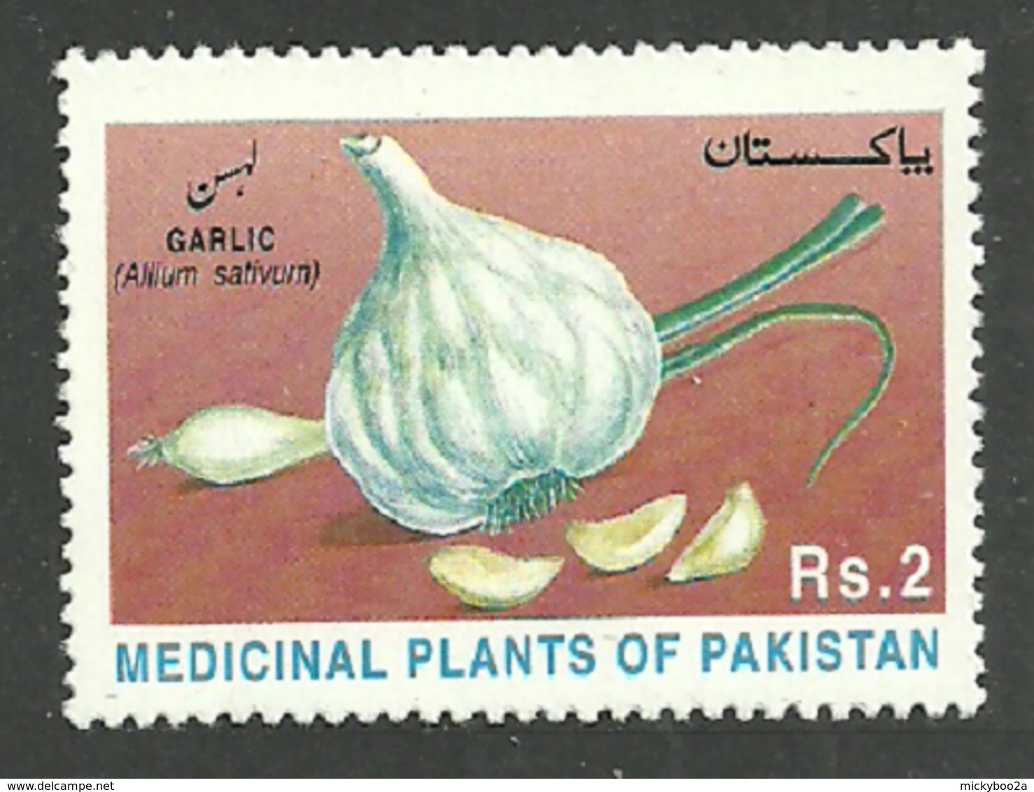 PAKISTAN 1997 MEDICINAL PLANTS GARLIC SET MNH - Pakistan