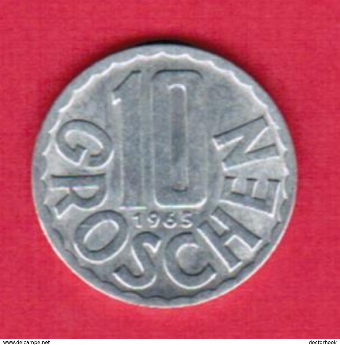 AUSTRIA   10 GROSCHEN 1965 (KM # 2878) #5142 - Austria