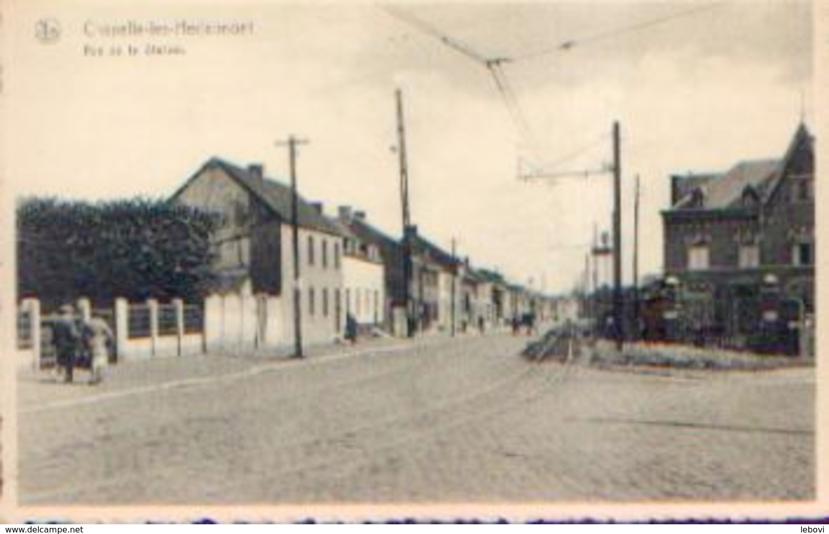 CHAPELLE-LEZ-HERLAIMONT « Rue De La Station» Nels - Chapelle-lez-Herlaimont