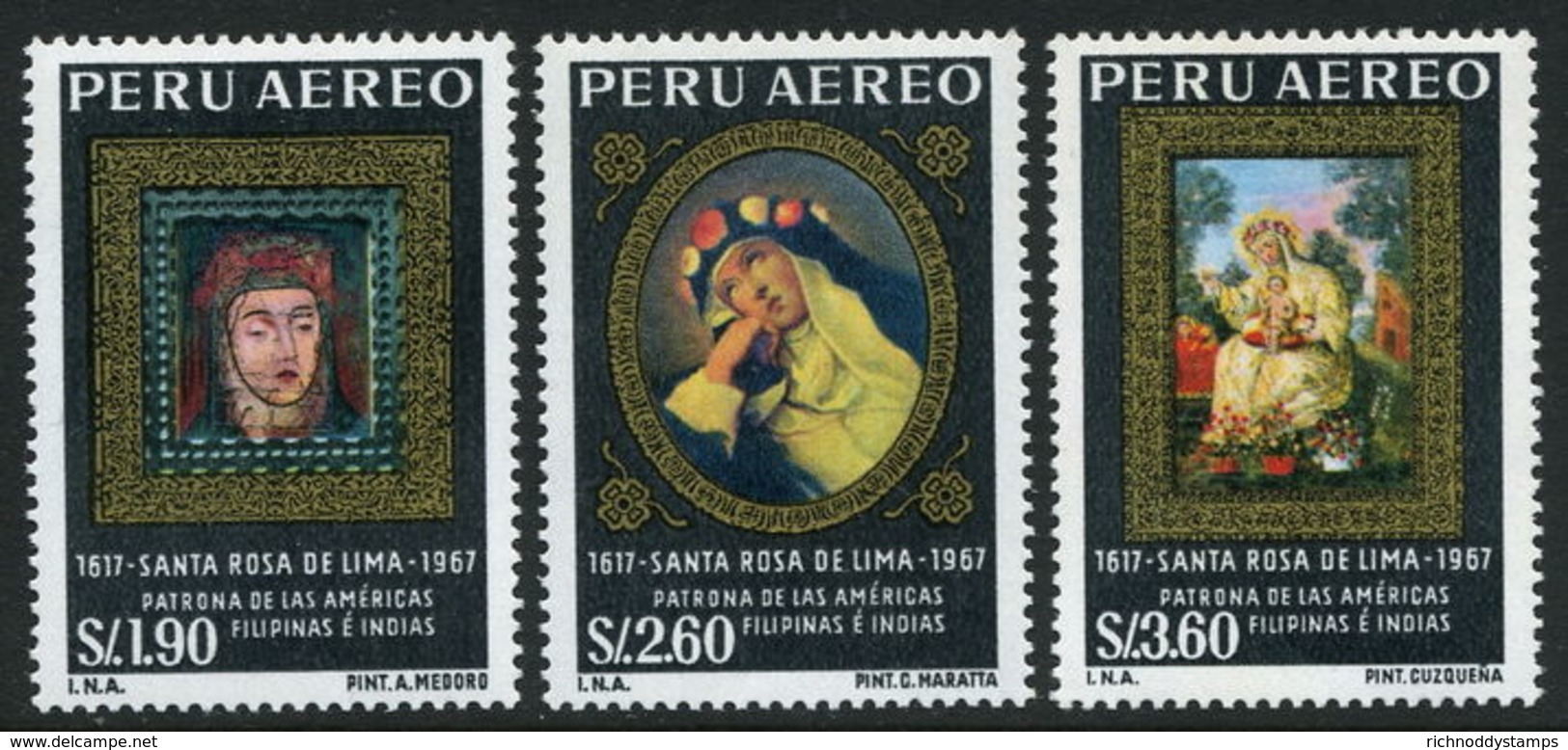 Peru 1967 St Rosa Of Lima Unmounted Mint. - Peru