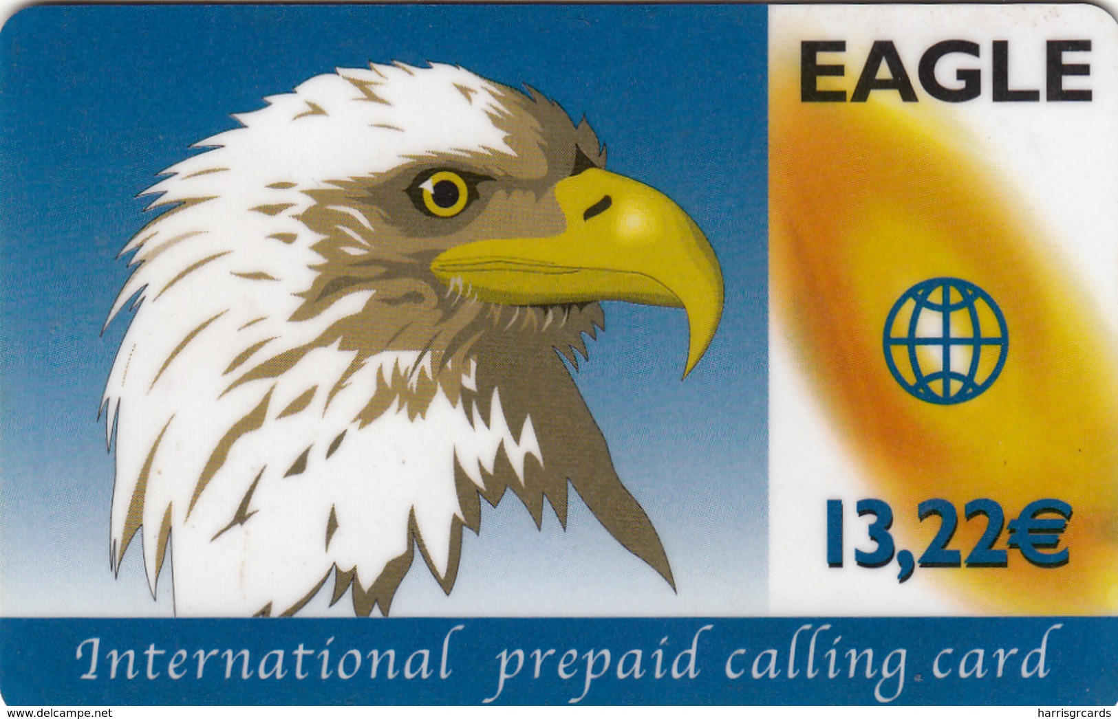 SPAIN - Eagle, Prepaid Card 13,22€, Used - Eagles & Birds Of Prey