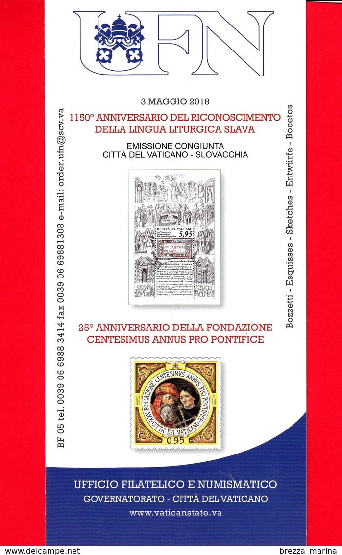 Nuovo - VATICANO - 2018 - Bollettino Ufficiale - Lingua Slava - Pro Pontifice - BF 5 - Lettres & Documents