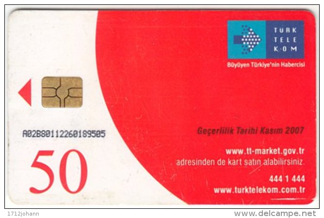 TURKEY B-420 Chip Telekom - Animal, Sea Life, Coral - Used - Türkei