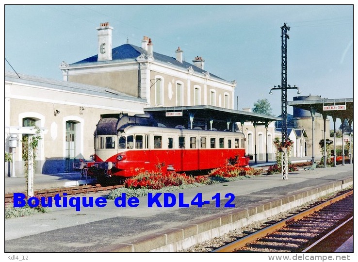 AL 528 - Autorail Renault VH En Gare - FONTENAY LE COMTE - Vendée 85 - SNCF - Fontenay Le Comte