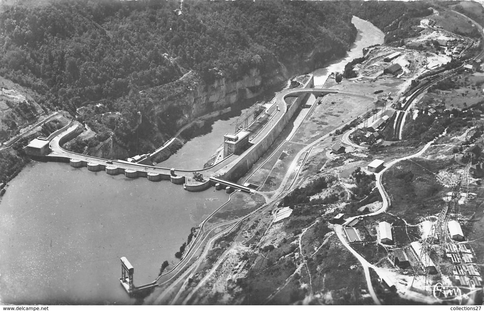 01-GENISSIAT- BARRAGE DE GENISSIAT - VUE AERIENNE - Génissiat