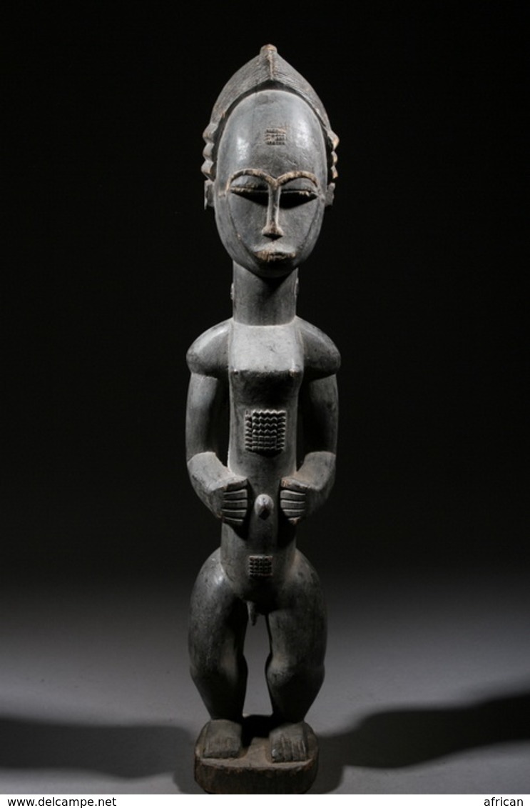 Art Africain Statue Baoulé - Art Africain