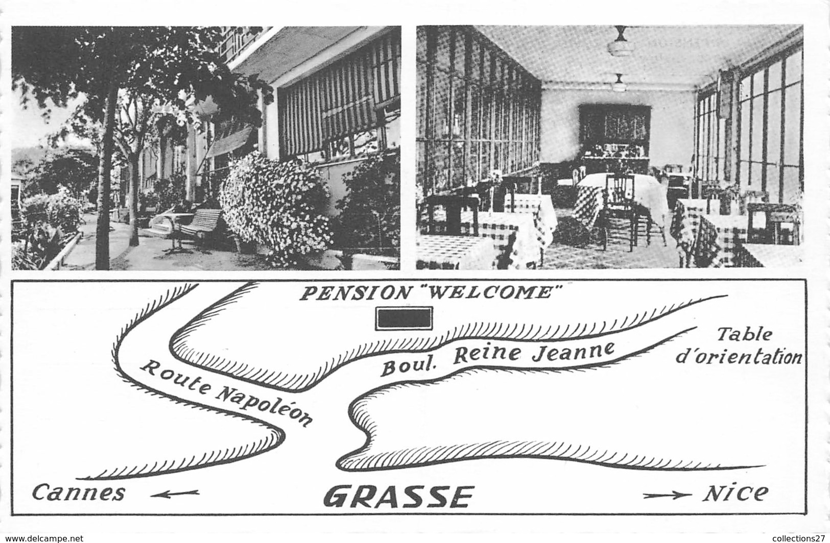 06-GRASSE- PENSION WELCOM, BOULVARD REINE-JEANNE- MULTIVUES - Grasse