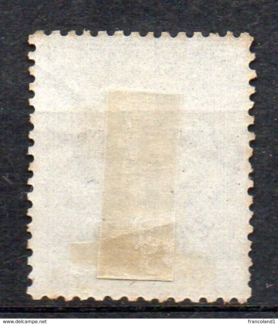 Levante 1874 N. 1 Sassone 1 Cent Verde Oliva Senza Gomma (*) - Emisiones Generales