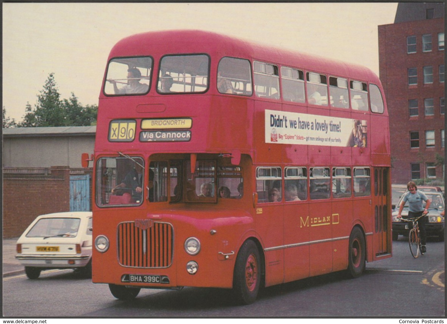 Midland Red D9 Fleet No 5399 Bus - After The Battle Postcard - Buses & Coaches