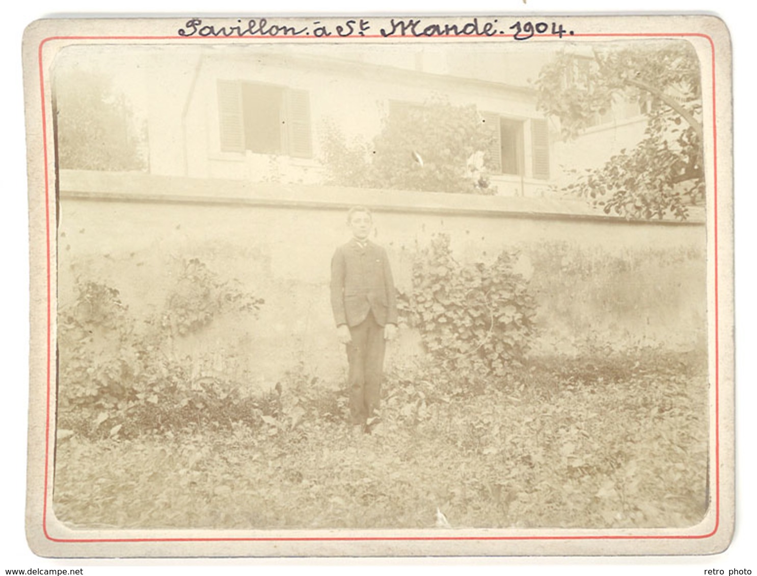 Photo Sur Carton Pavillon à Saint Mandé, 1904 - Lieux