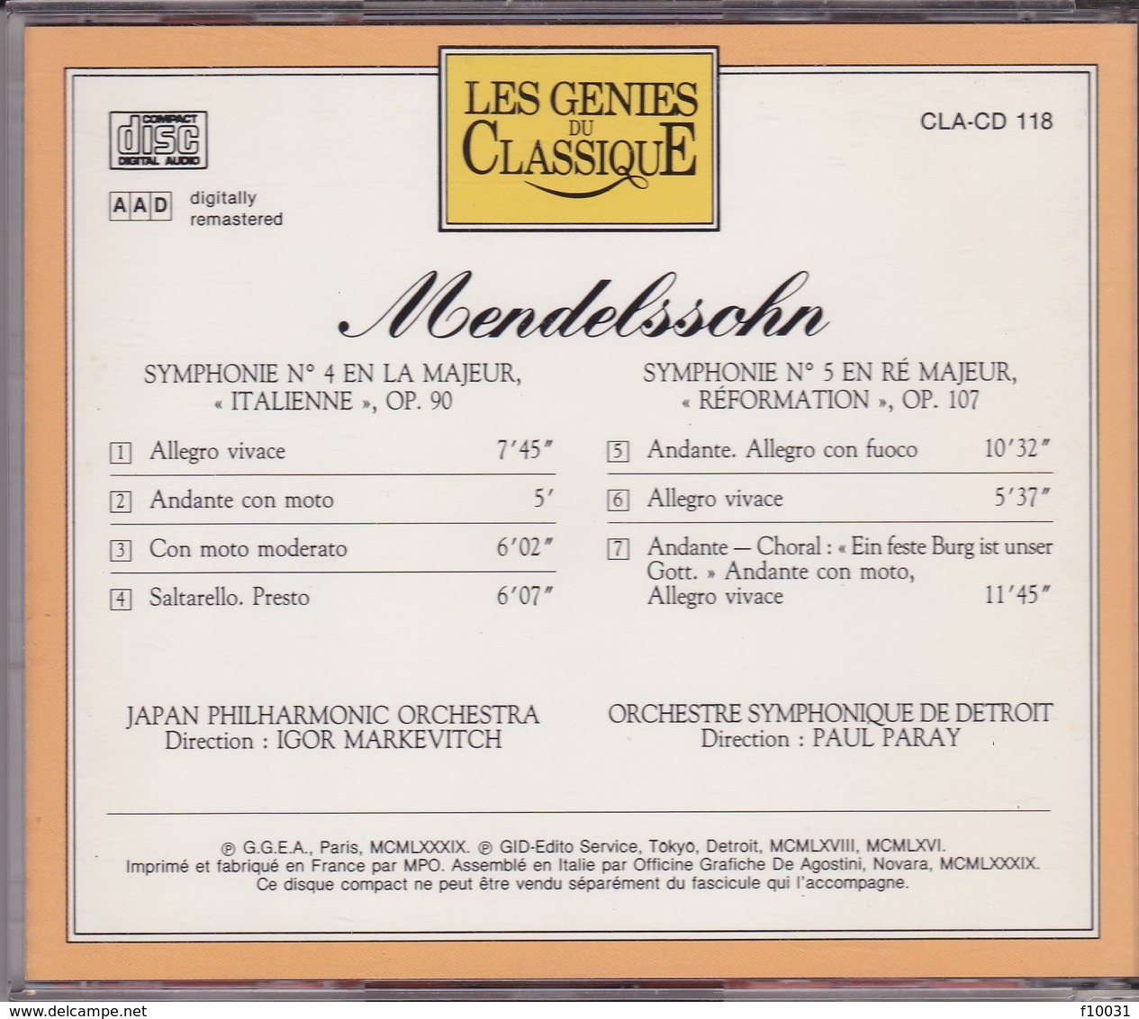 Mendelssohn - Classical
