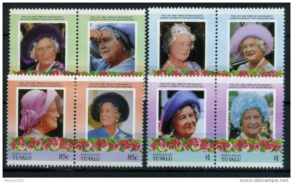 ELIZABETH  II : NUKULAELAE  TRES  BELLE SERIE  (LUXE) , DE   TIMBRES  NEUFS  SANS  TRACE  DE  CHARNIERE  , A  SAISIR . - Tuvalu