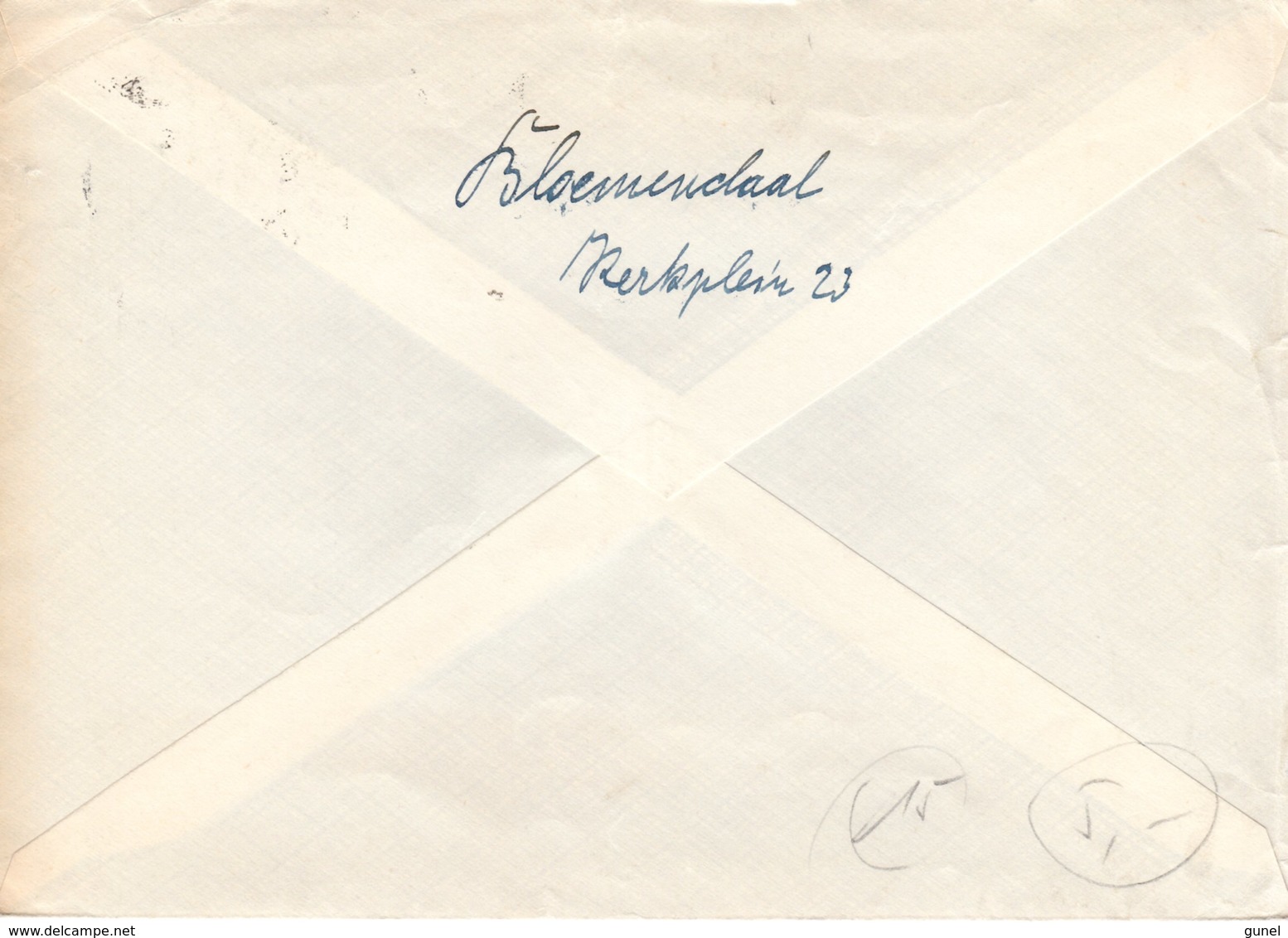 2.IX.1962 Brief Bloemendaal Via Haarlem Naar Donauwörth - Storia Postale