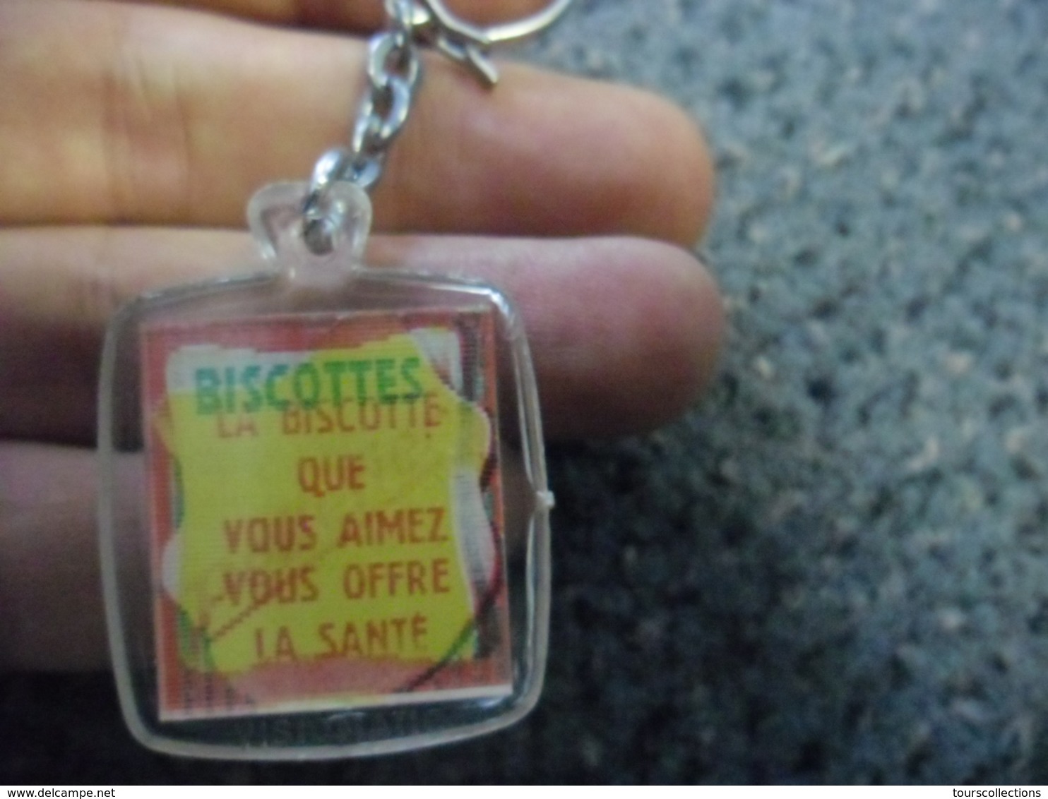 1 PORTE CLEFS à Système Visiomatic Biscottes PELLETIER Vous Ofre La Santé ! - Images Qui Bougent ! @ Vers 1965 - Porte-clefs