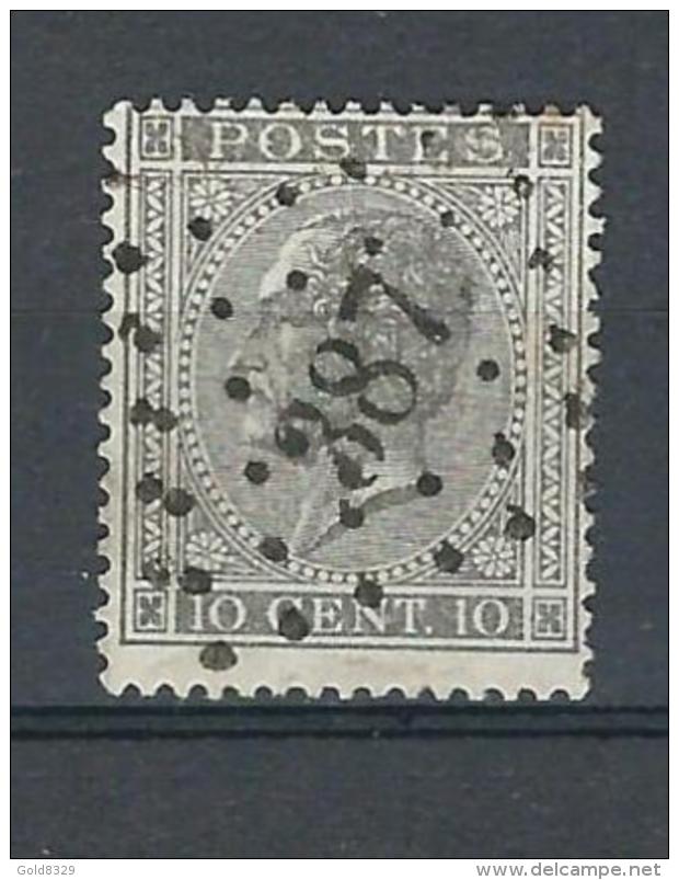 COB 17  (used) (o) Oblitération à Points Nr 387 (NIPA + 100 FB)  (lot 333) - 1865-1866 Linksprofil