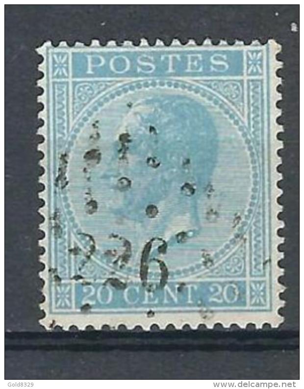 COB 18  (used) (o)  Oblitération à Points Nr  226  (NIPA + 0 FB) (lot 365) - 1865-1866 Profil Gauche