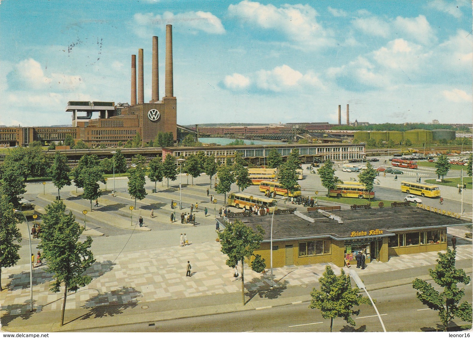 WOLFSBURG  -  BAHNHOF Und VOLKSWAGENWERK   -   Verlag : ANDRES & CO  Aus Hamburg   Nr / - Wolfsburg