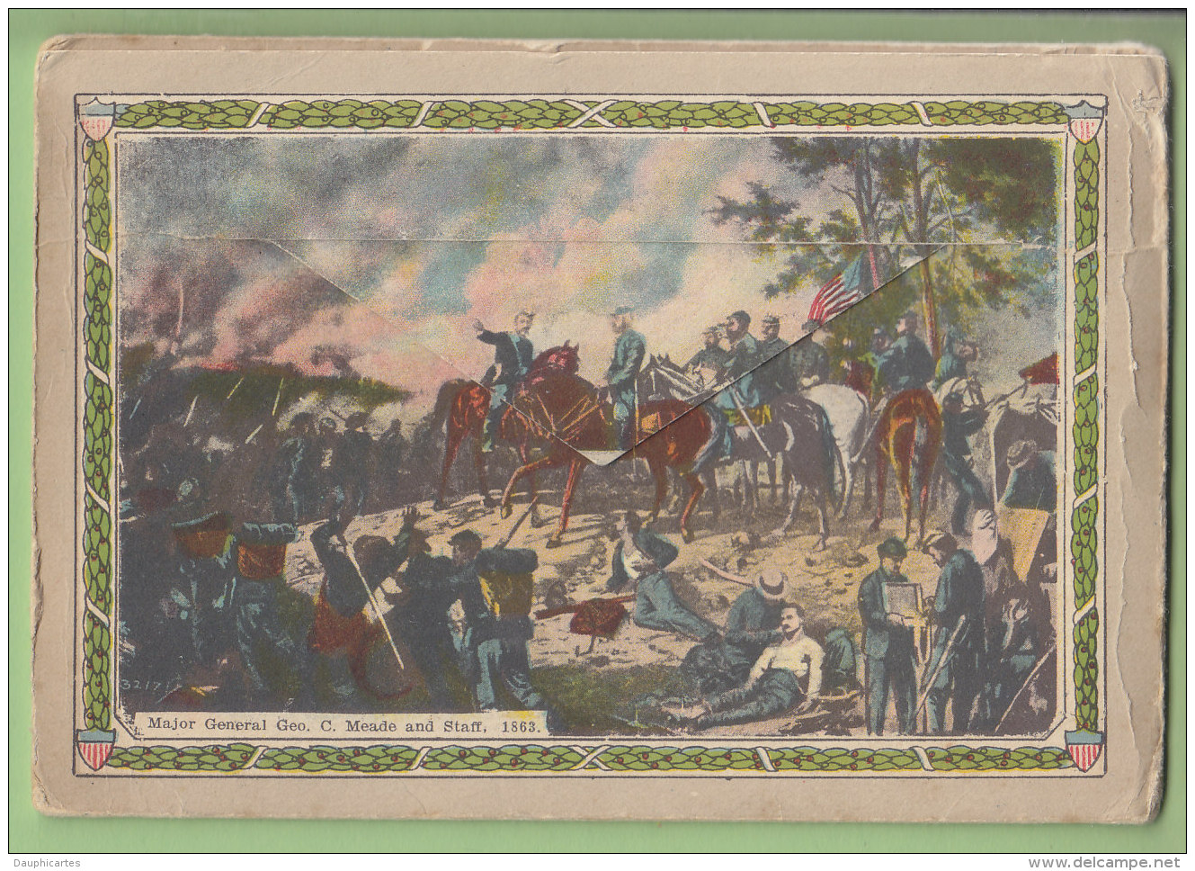 GETTYSBURG Battlefield : Souvenir Folder. Carnet Postal Avec De Nombreuses Vues. 5 Scans. - Autres & Non Classés