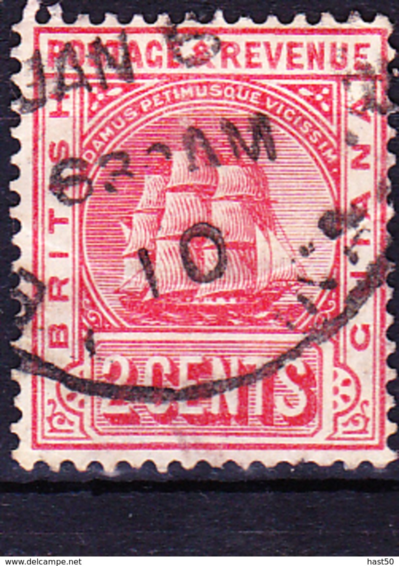 Britisch-Guayana - Fregatte „Sandbach“ (MiNr: 113) 1907 - Gest Used Obl - British Guiana (...-1966)