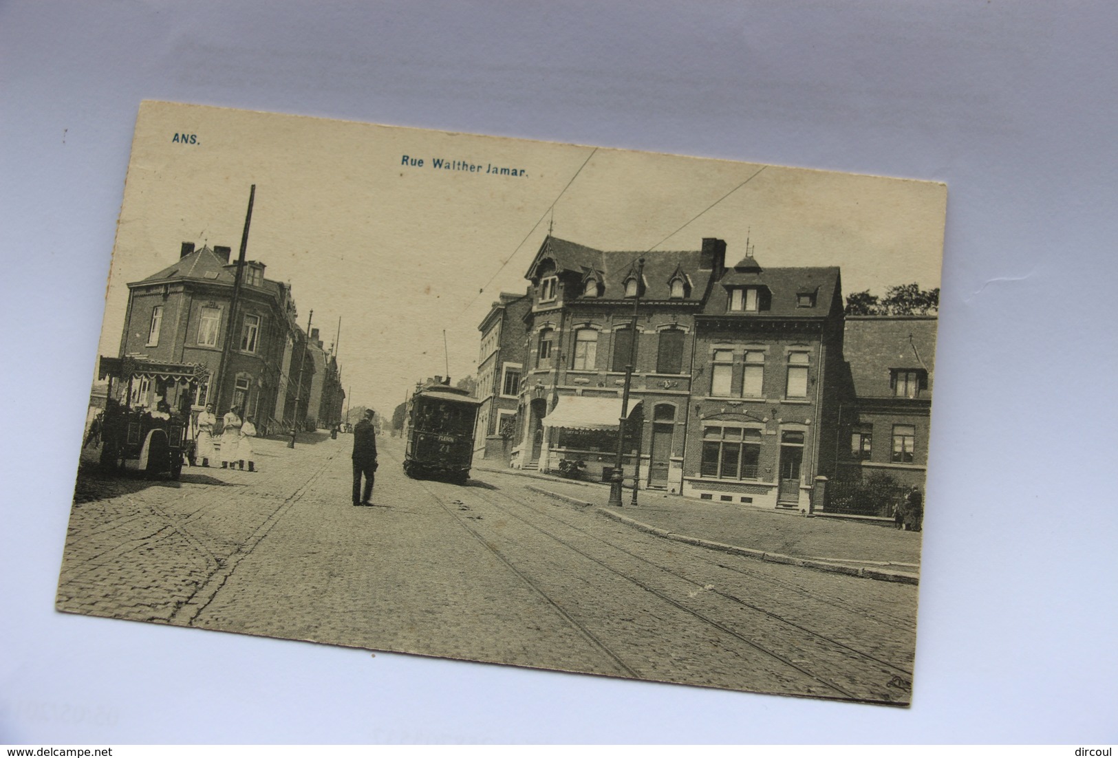 38314  -   Ans  Rue  Walthère  Jamar -   Tram -  Marchand    Creme  Glace - Ans