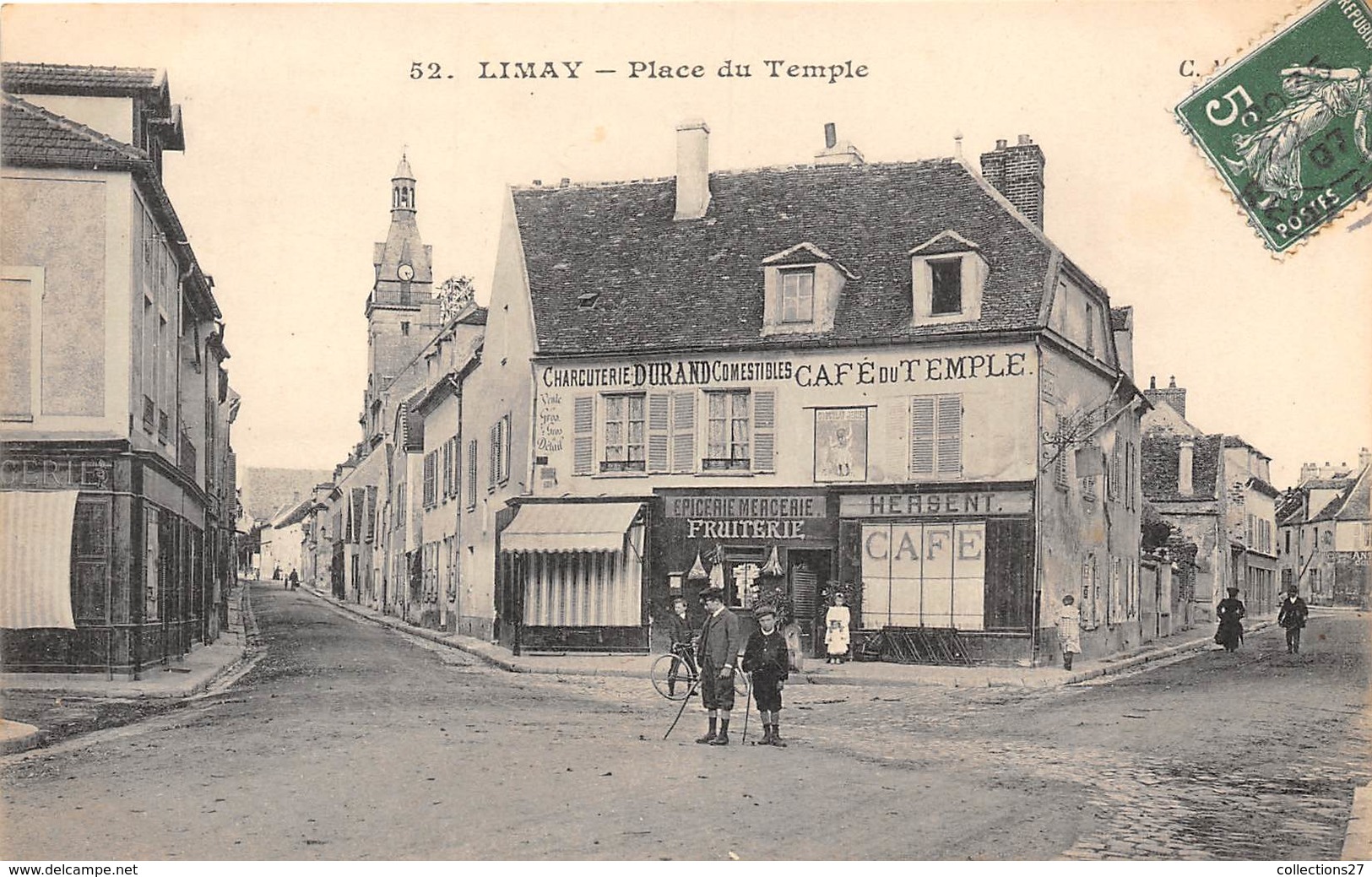 78-LIMAY- PLACE DU TEMPLE - Limay