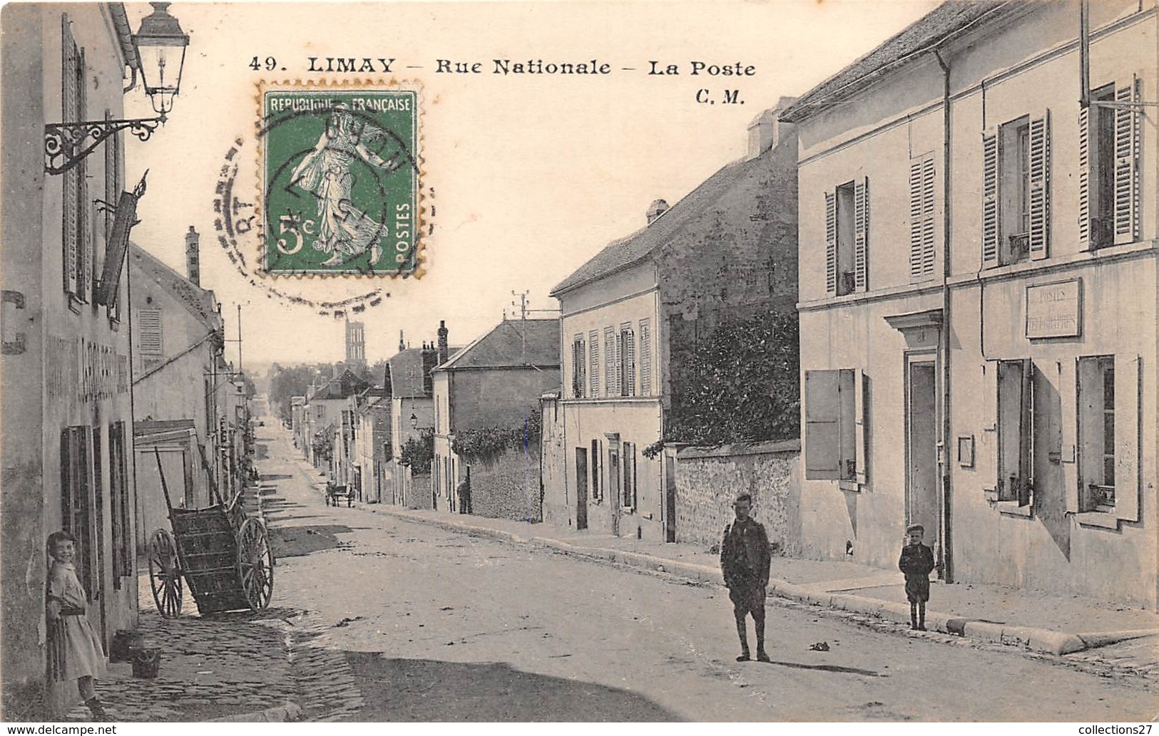 78-LIMAY- RUE NATIONALE LA POSTE - Limay