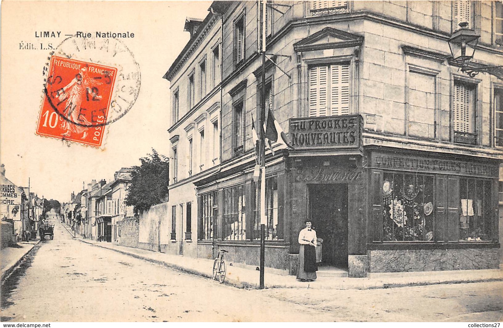 78-LIMAY-  RUE NATIONALE - Limay