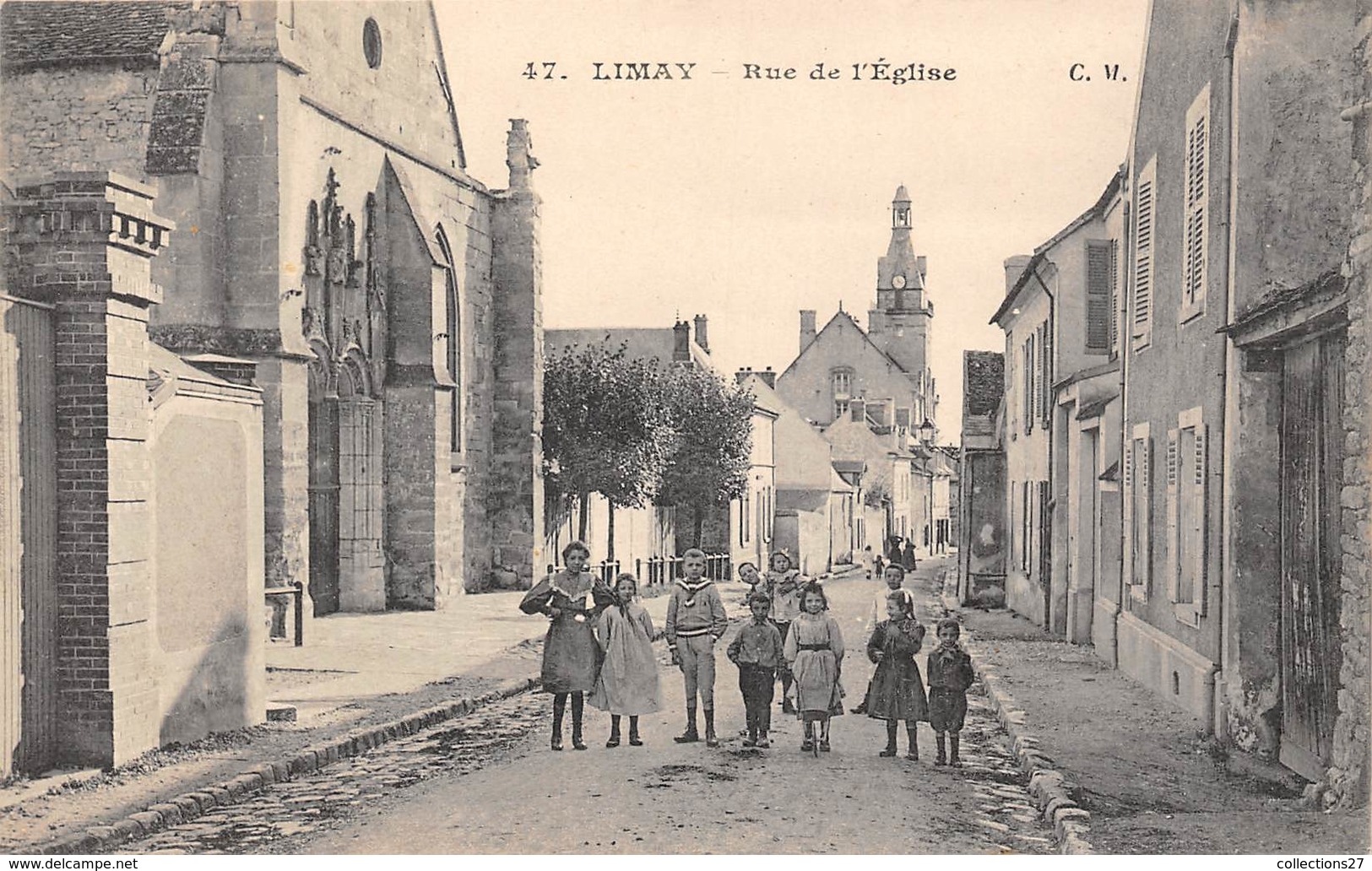 78-LIMAY- RUE DE L'EGLISE - Limay