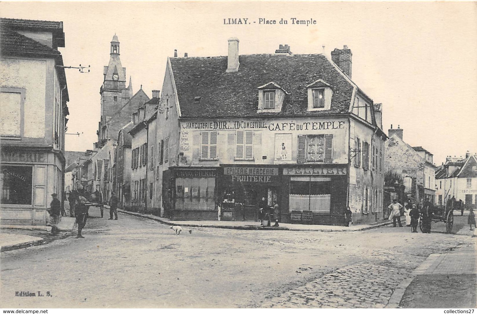 78-LIMAY- PLACE DU TEMPLE - Limay