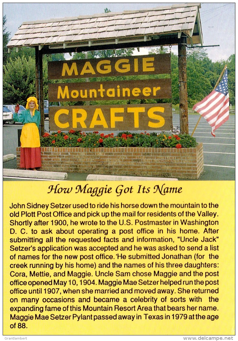 Maggie Mountaineer Crafts, Maggie Valley, North Carolina, USA Unused - Other & Unclassified