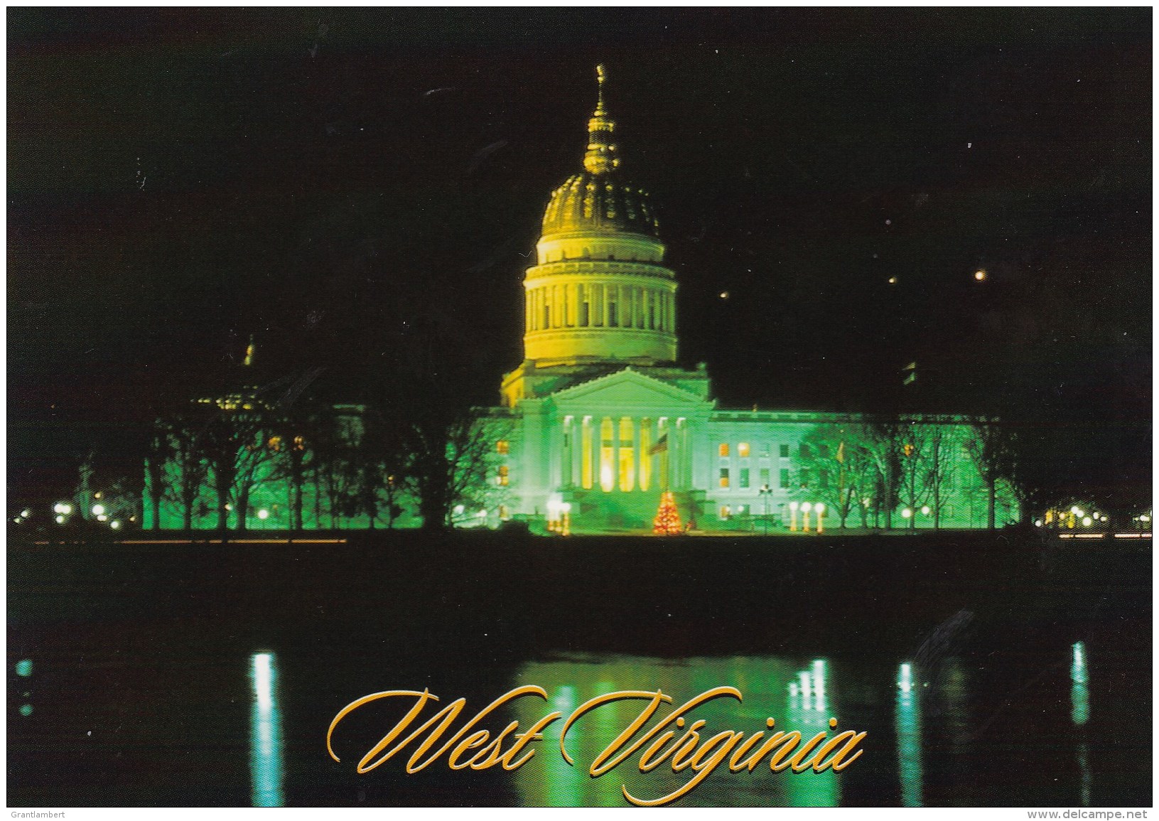 The State Capitol At Night, Charleston, West Virginia, USA Unused - Charleston