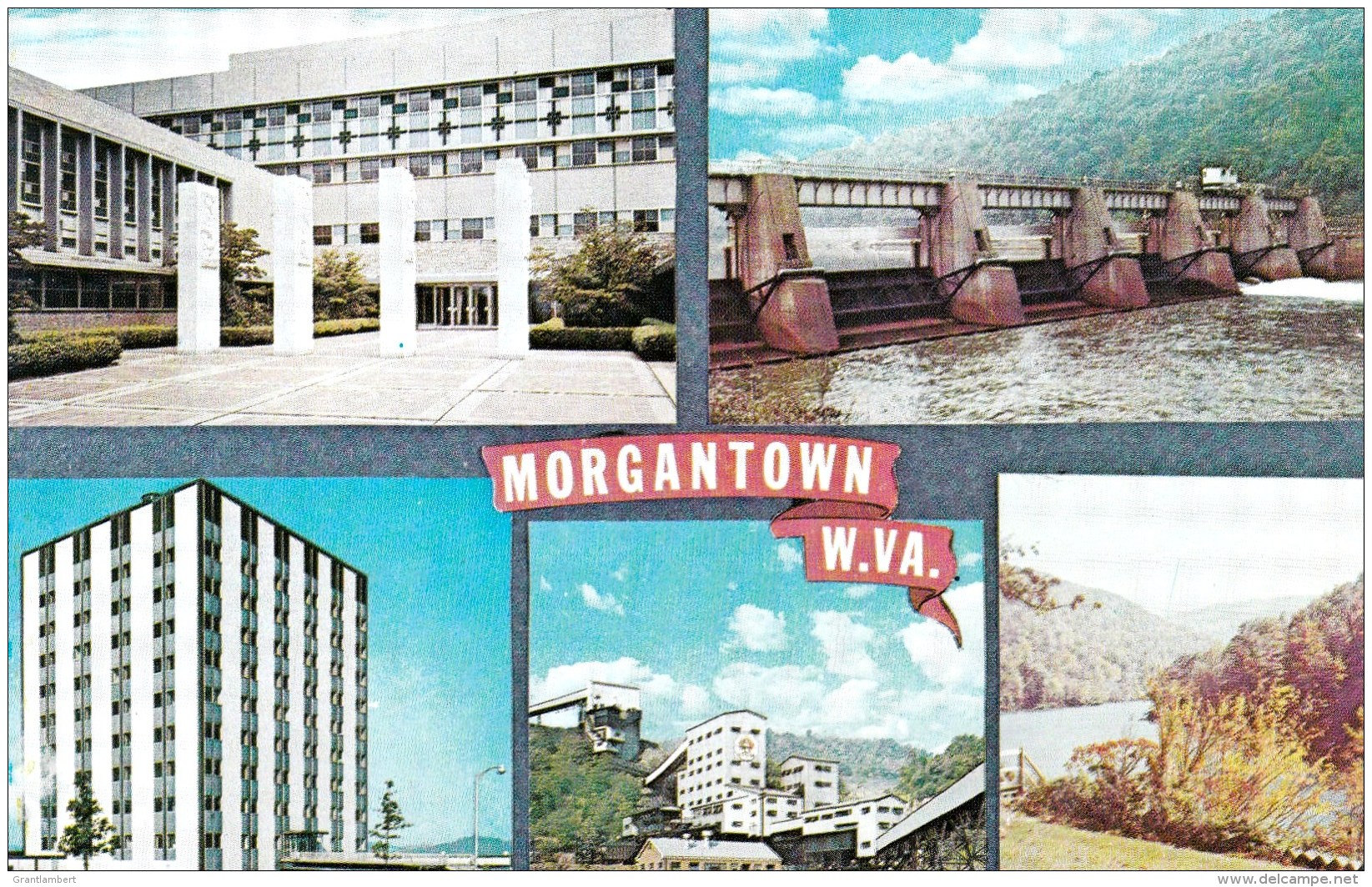 Morgantown Multiview, West Virginia, USA Unused - Morgantown