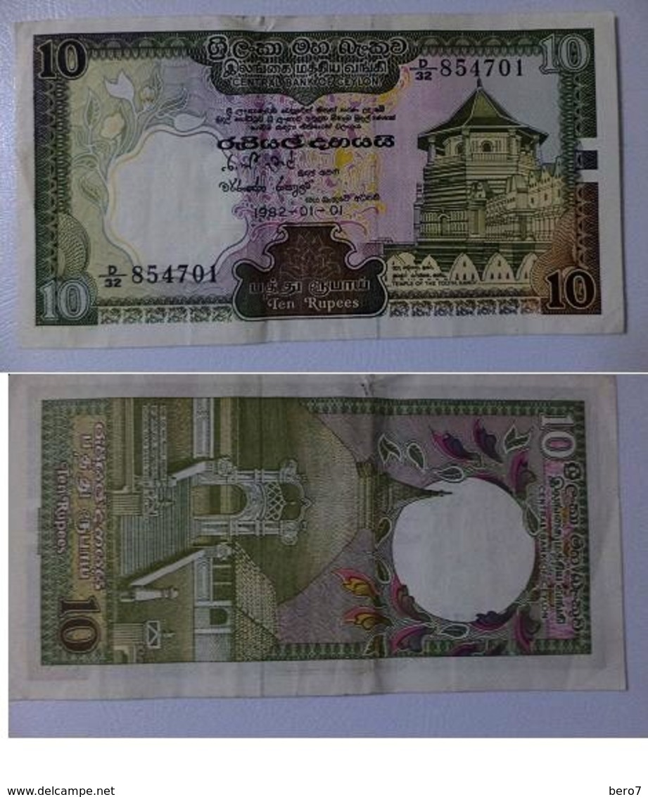 Ceylon / Sri Lanka - 10 Rupees - Sri Lanka