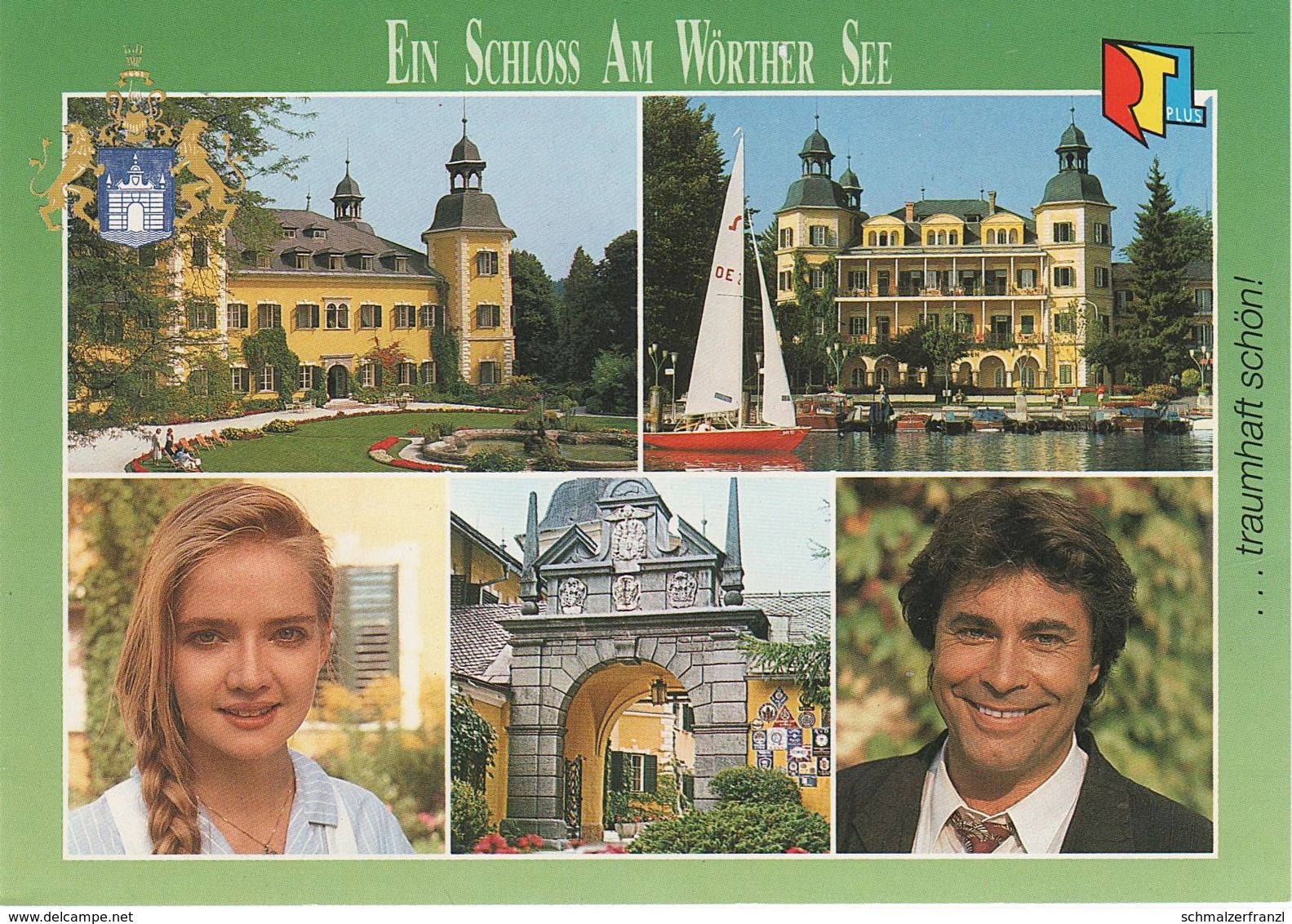 AK Ein Schloß Am Wörther See Wörthersee Velden Roy Black Julia Biedermann Fernsehserie RTL Plus Kärnten Österreich - Velden