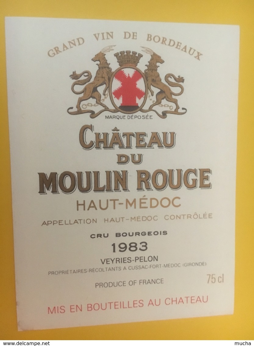 8390 - Château Du Moulin Rouge 1983 Haut-Médoc - Bordeaux