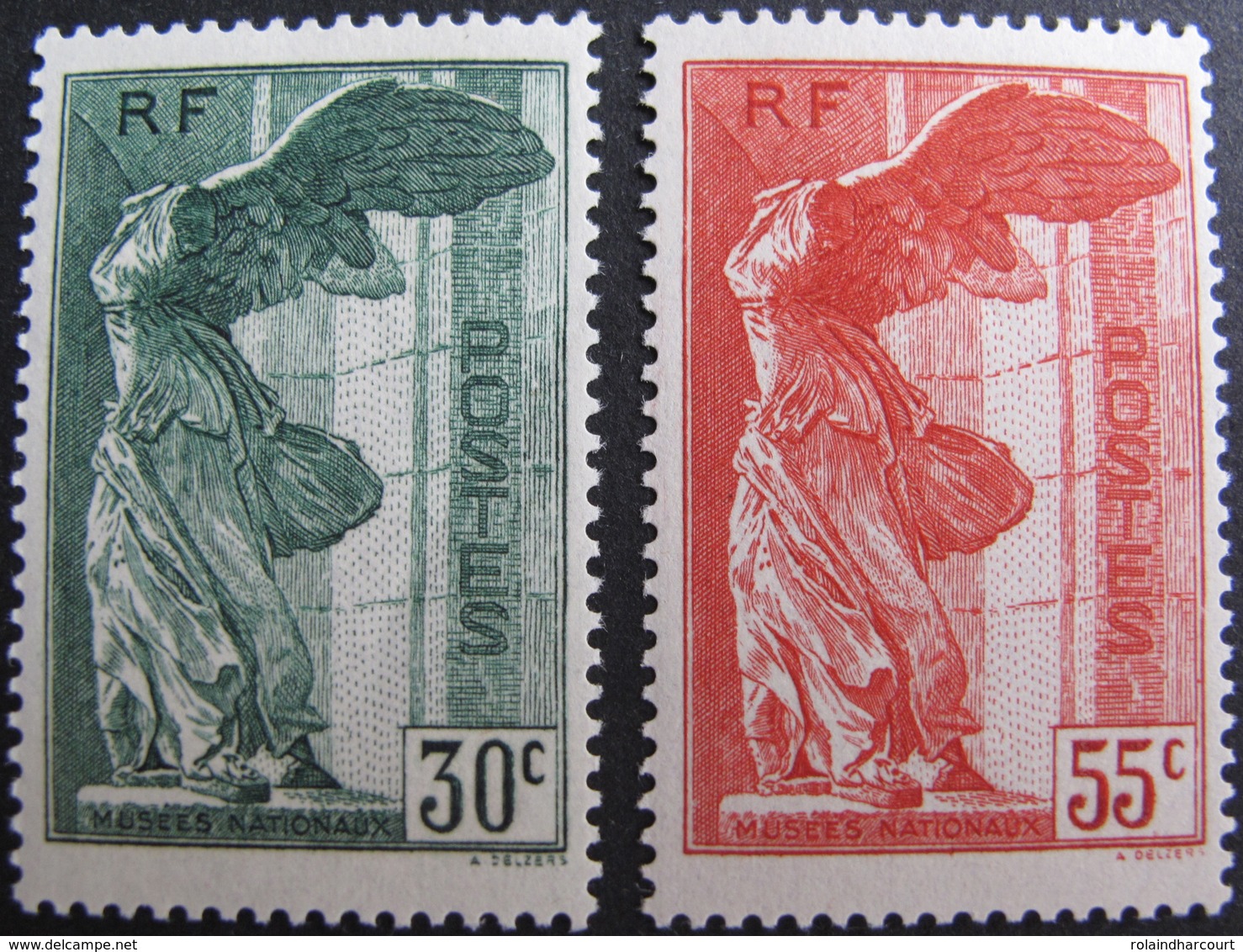 FD/2102 - 1937 - VICTOIRE DE SAMOTHRACE - N°354 à 355 NEUFS* - Cote : 170,00 € - Nuovi