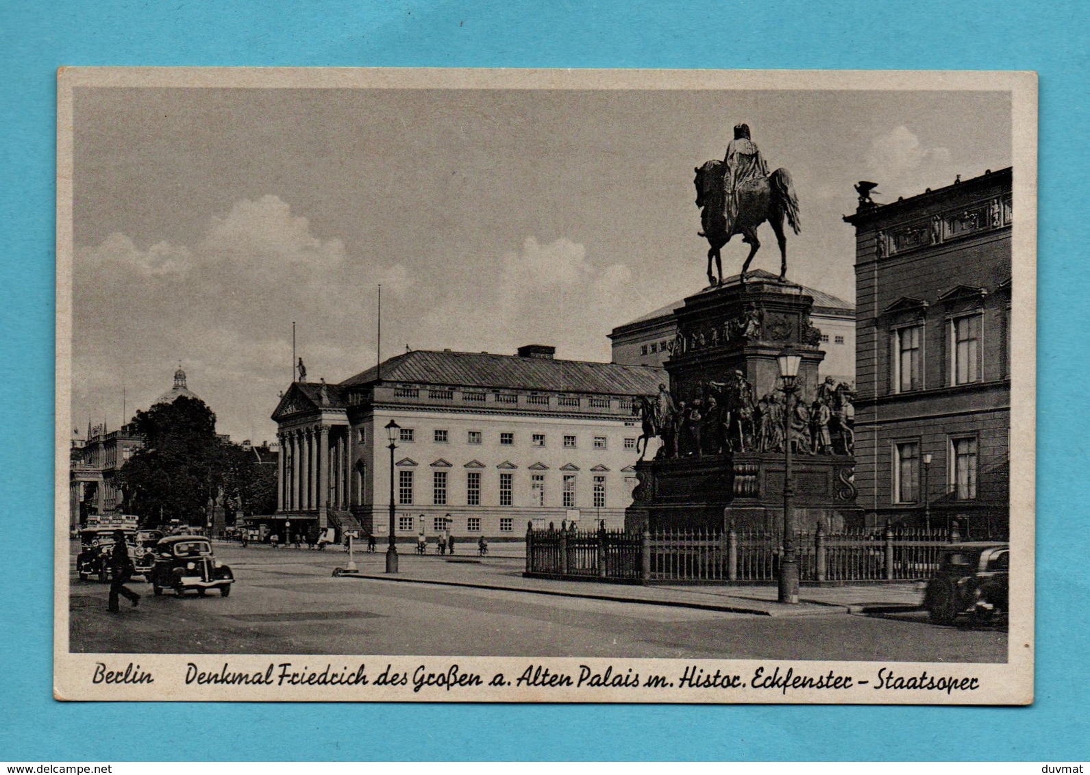 Allemagne Deutschland Berlin Denkmal Friedrich Des Grossen( Format 9cm X 14cm ) - Schmargendorf