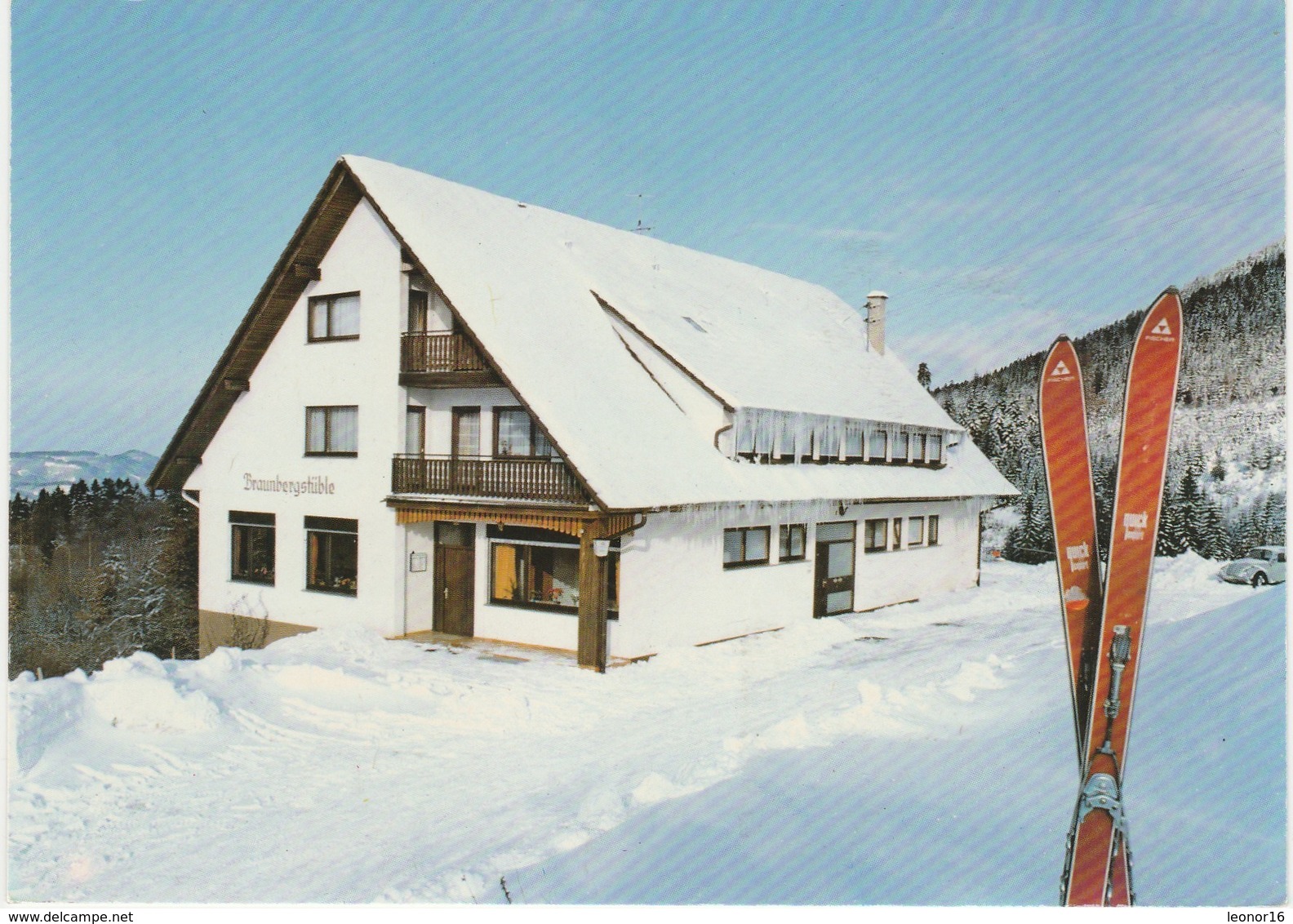 OPPENAU - LÖCHERBERG  -   BERGGASTHAUS BRAUNBERGSTÜBLE   -   Verlag : HUBER Aus Peterstal  Nr / - Oppenau