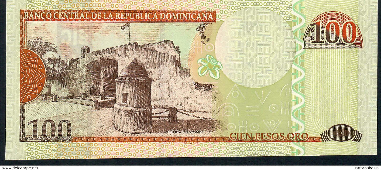 DOMINICAN REPUBLIC P177a 100 PESOS  2006  # MZ   UNC. - Dominicana