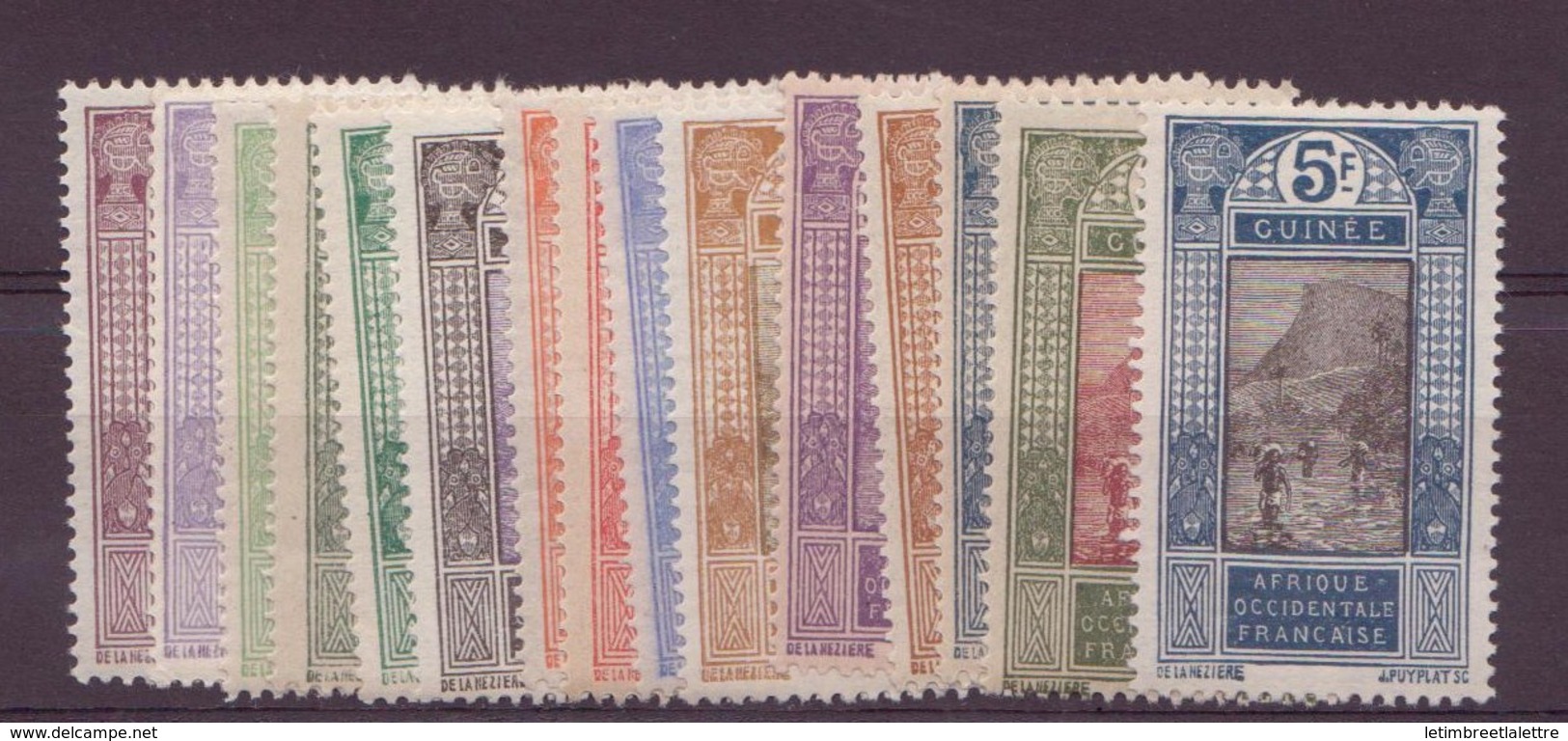 Guinée N 84 à 98** - Unused Stamps