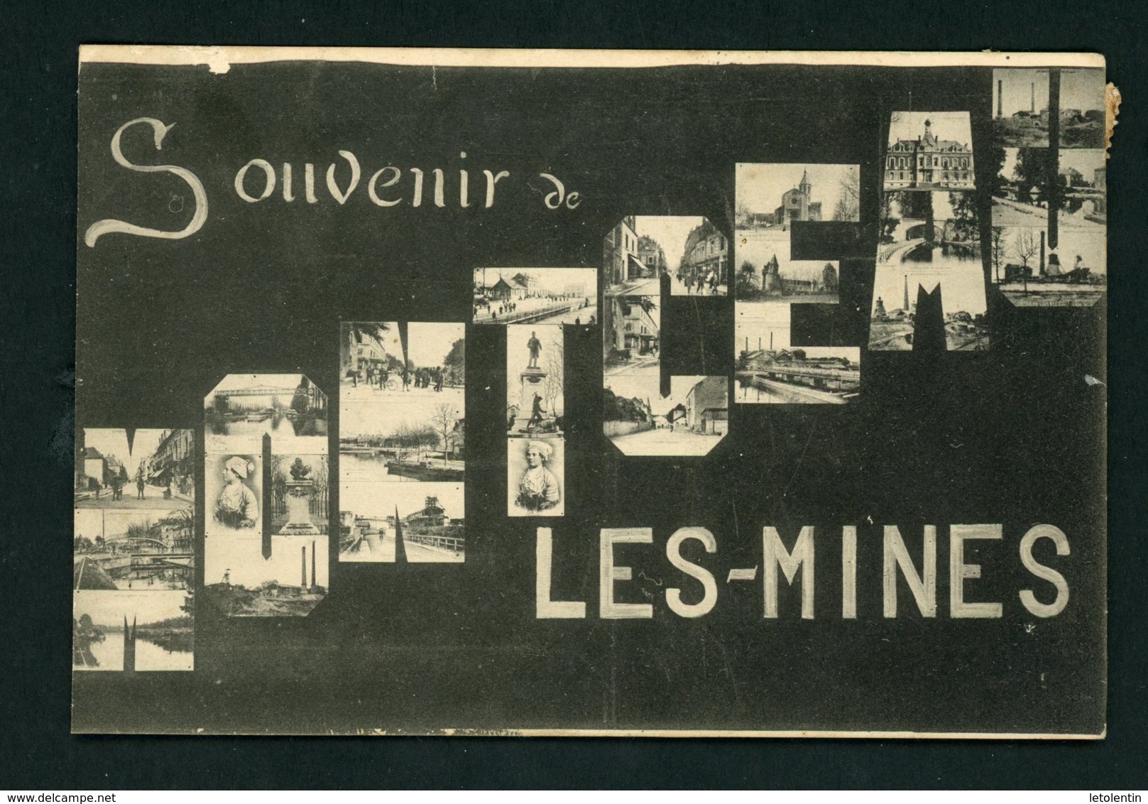 CPA:  71 - MONTCEAU LES MINES - SOUVENIR DE MONTCEAU-LES-MINES - Montceau Les Mines